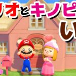 【ゲーム遊び】あつまれ どうぶつの森 マリオとキノピコのいえ【アナケナ&カルちゃん】あつ森 Animal Crossing: New Horizons